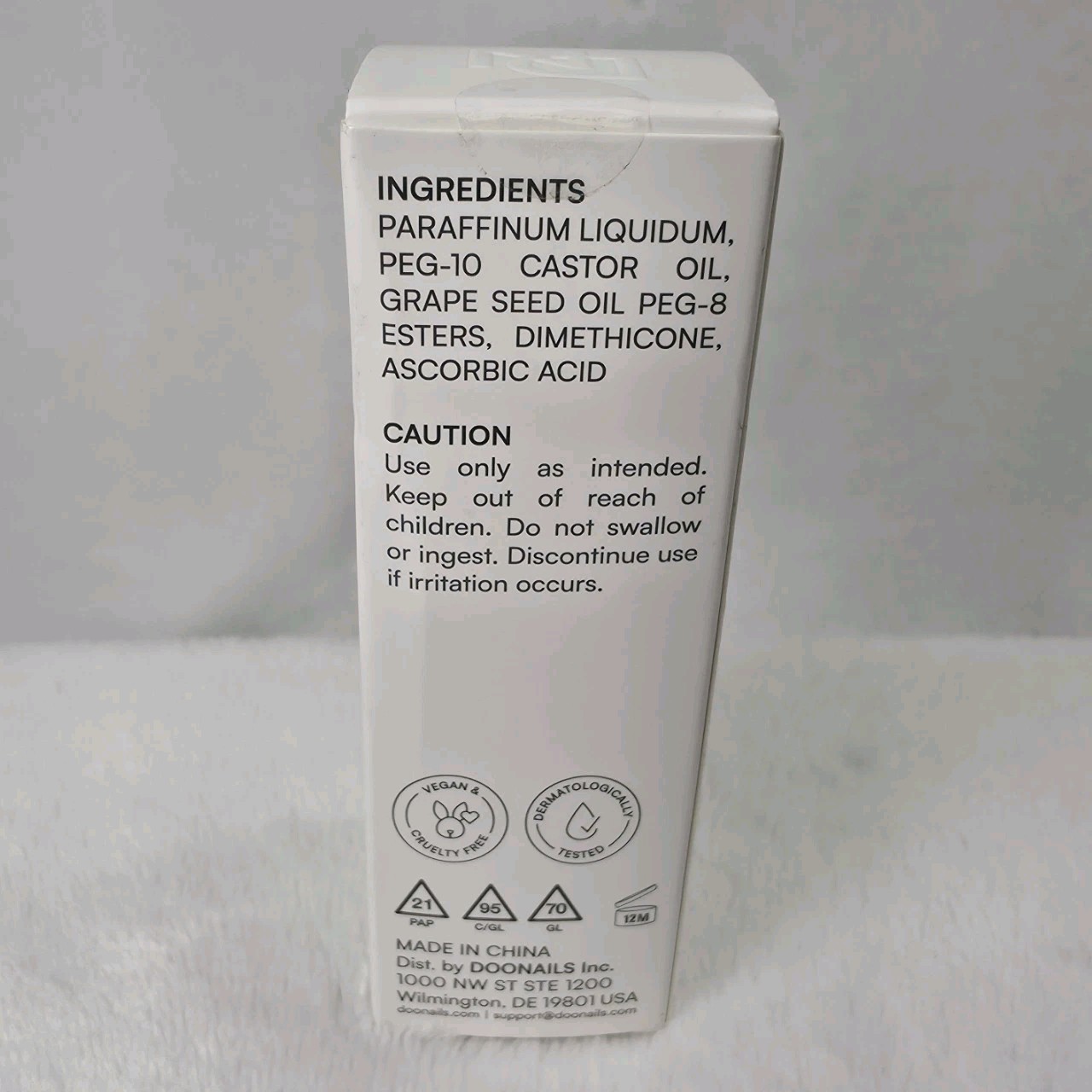 DOONAILS Remover Oil Gentle Removal for Gel Nail Strips & Press On Nails Sealed