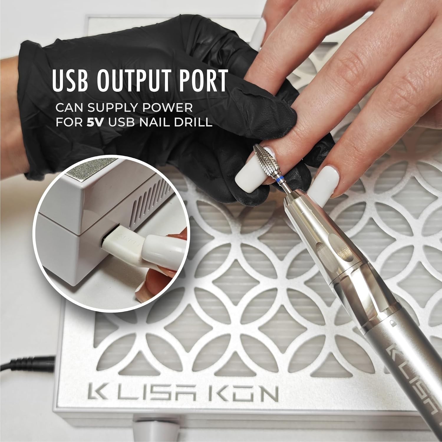 Versatile Nail Dust Collector: Ideal for Salons & Home Use, Quiet Operation