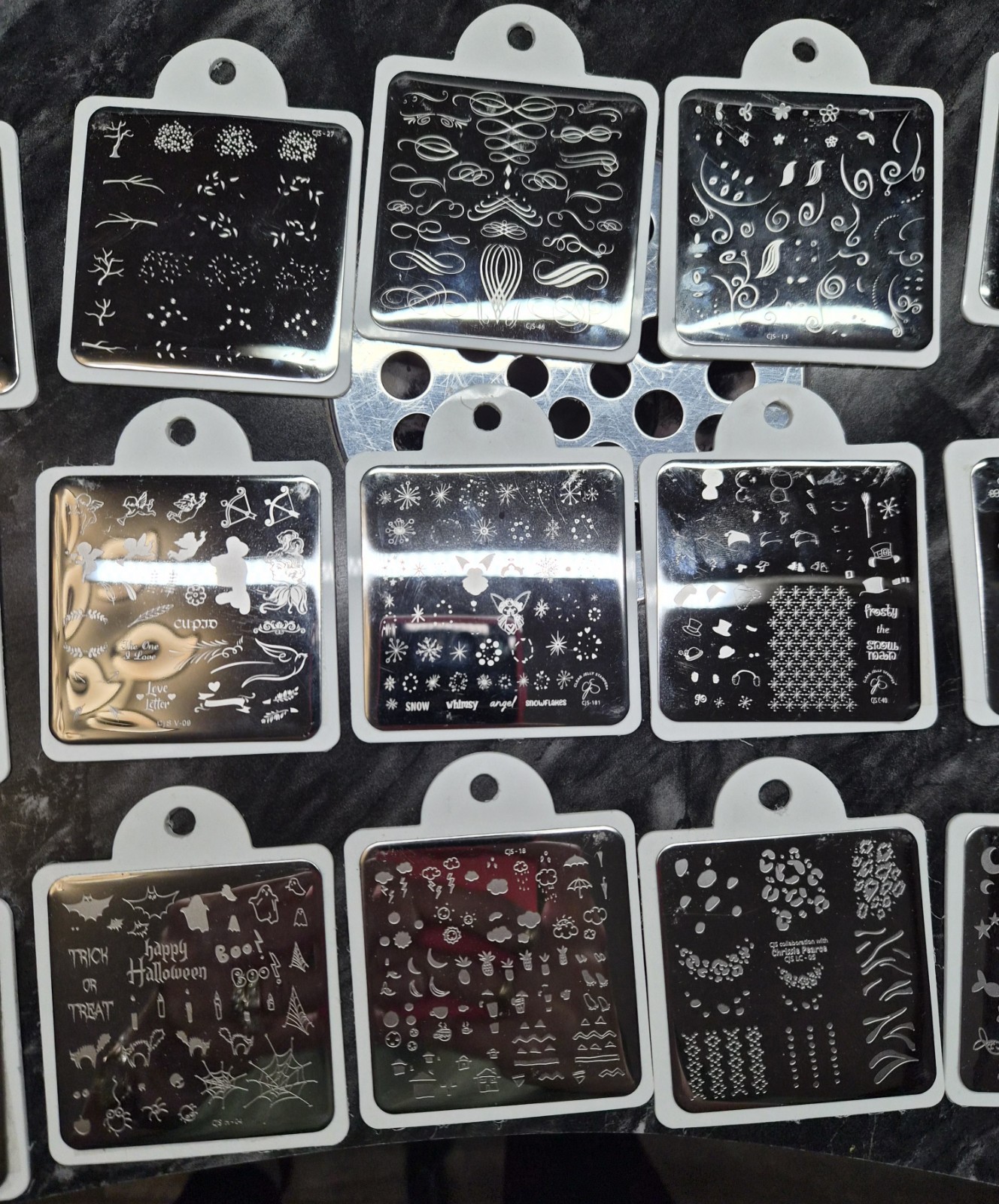 28 Small Nail Stamping Plates – Nail Art