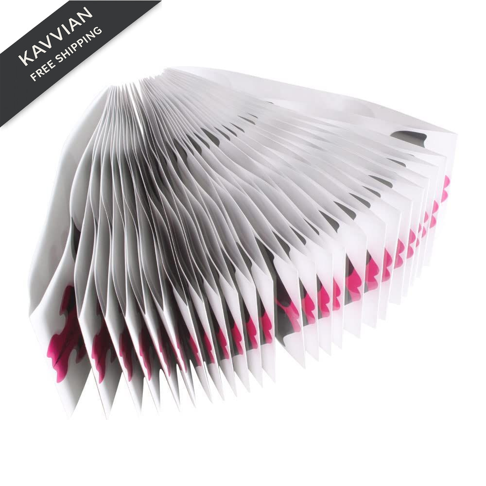 Yigo 100Pcs Nail Form Extension Sticker 100 Count (Pack of 1), Black