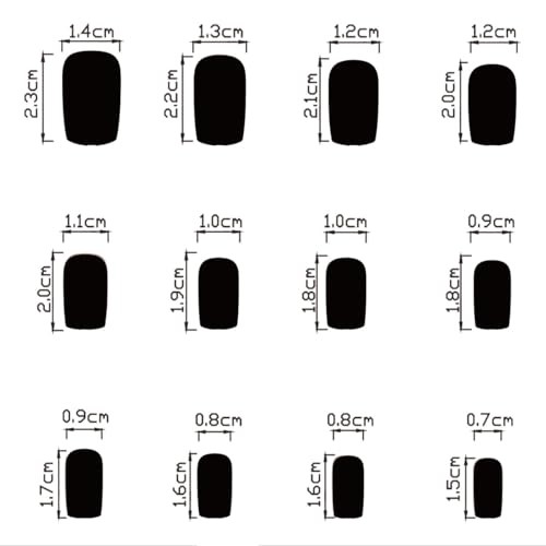 24Pc Medium Press On Nails 4th of July Fireworks Design