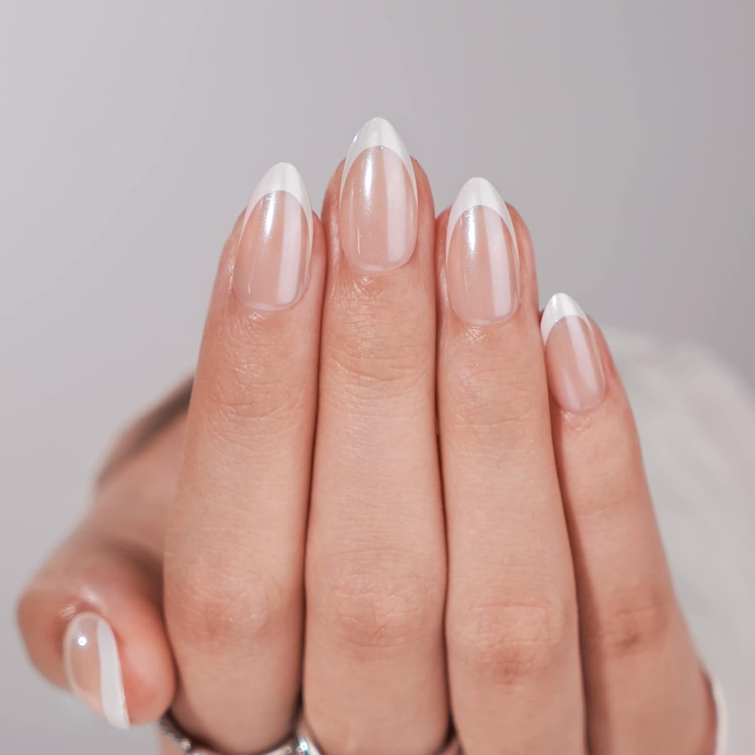 Soft Gel French Tip Nails in 15 Sizes Perfect for Everyday Use and Activities