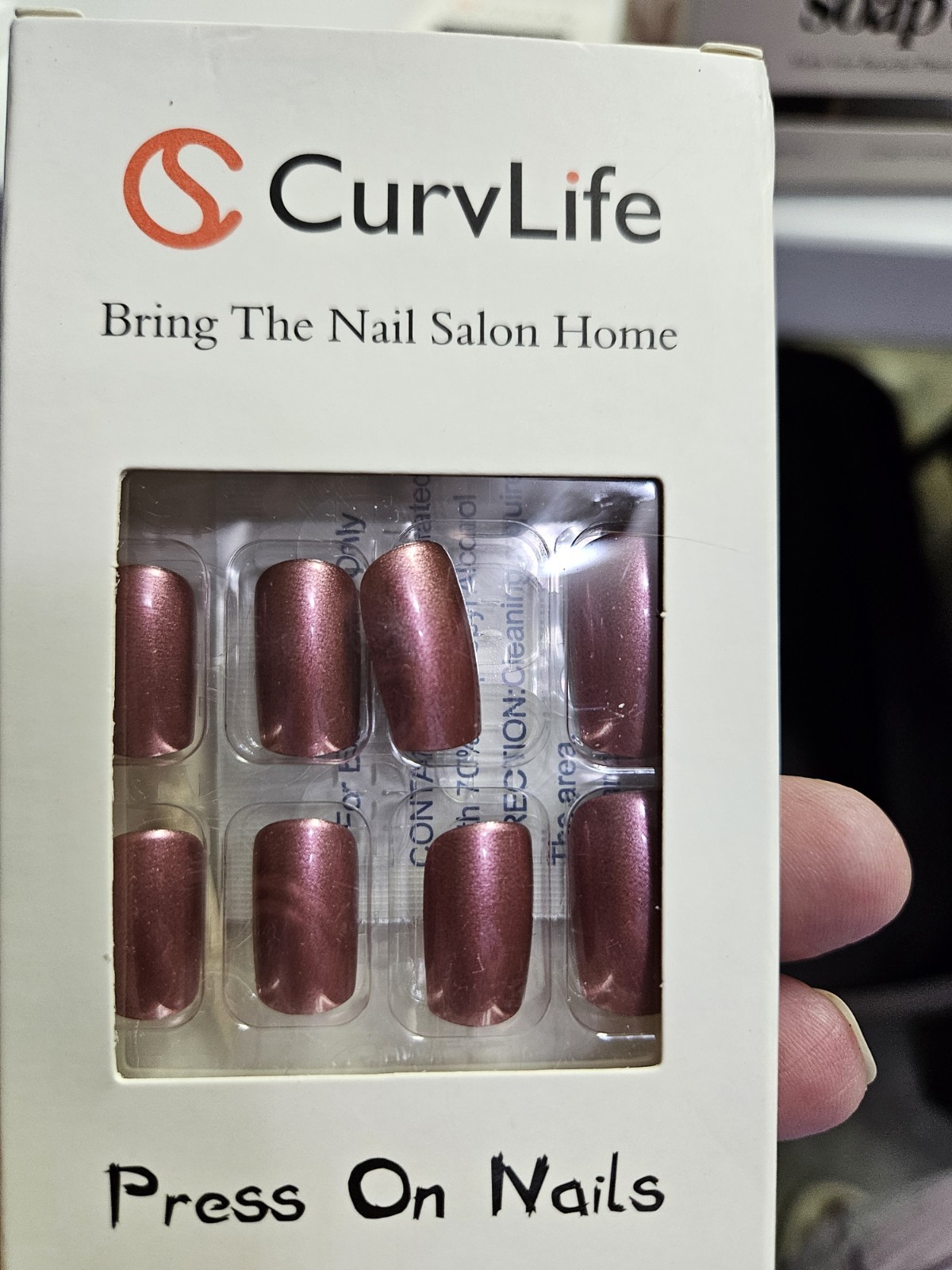Curvlife Press on Nails Lot Of 6
