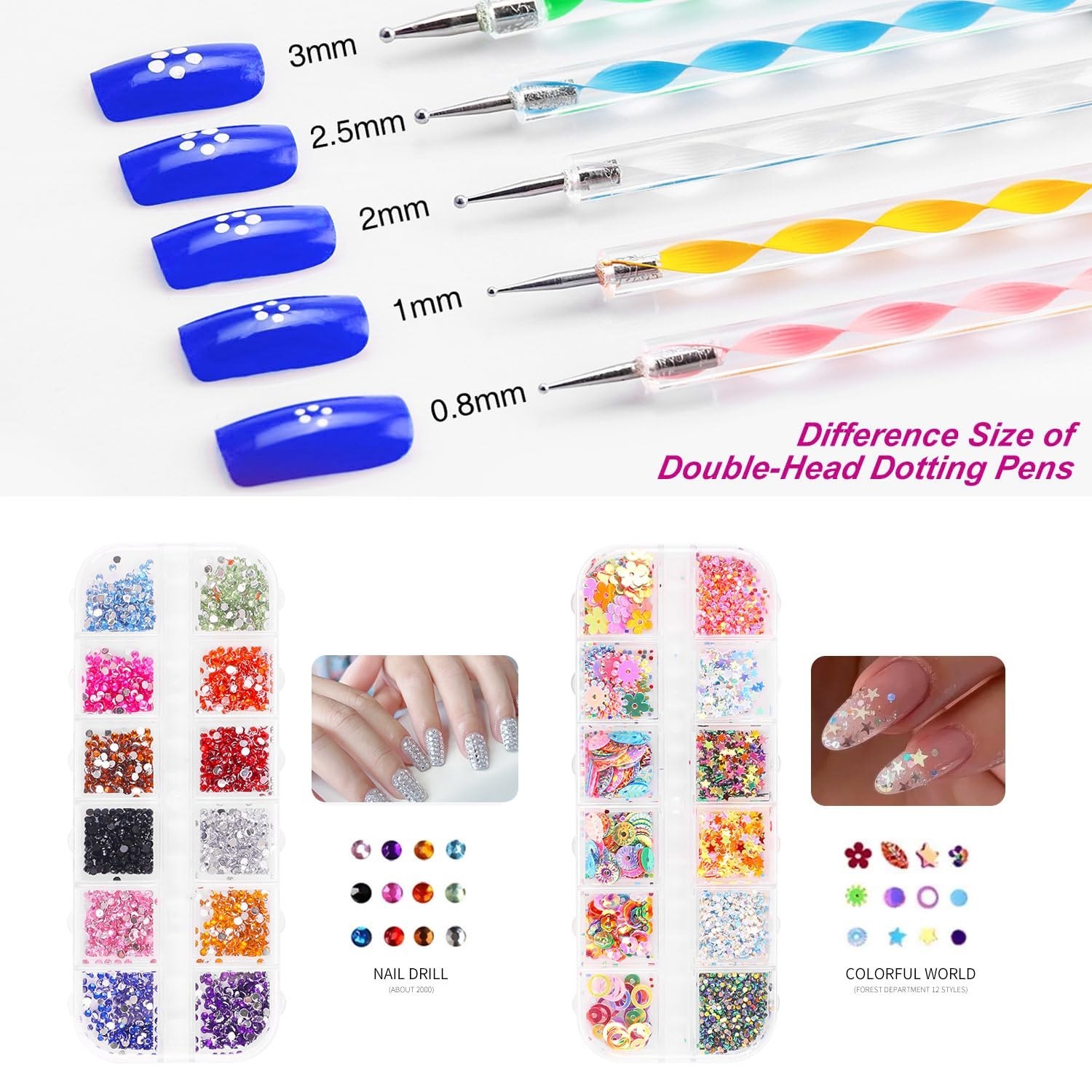 Acrylic Nail Kit With Drill And U V Light Full Nail Kit Set Professional Nail St