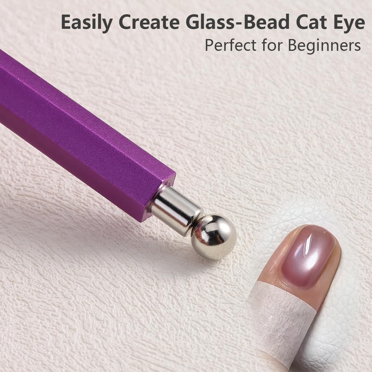 Cat Eye Magnet for Nails, Double-Head Cat Eye Nail Polish Magnet Pen with Cyl…