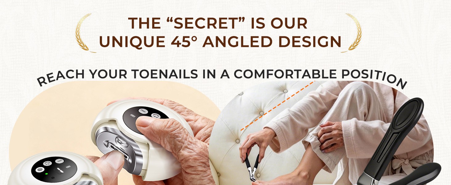 Electric Nail Clippers for All As, Recharable Safety Grinder,