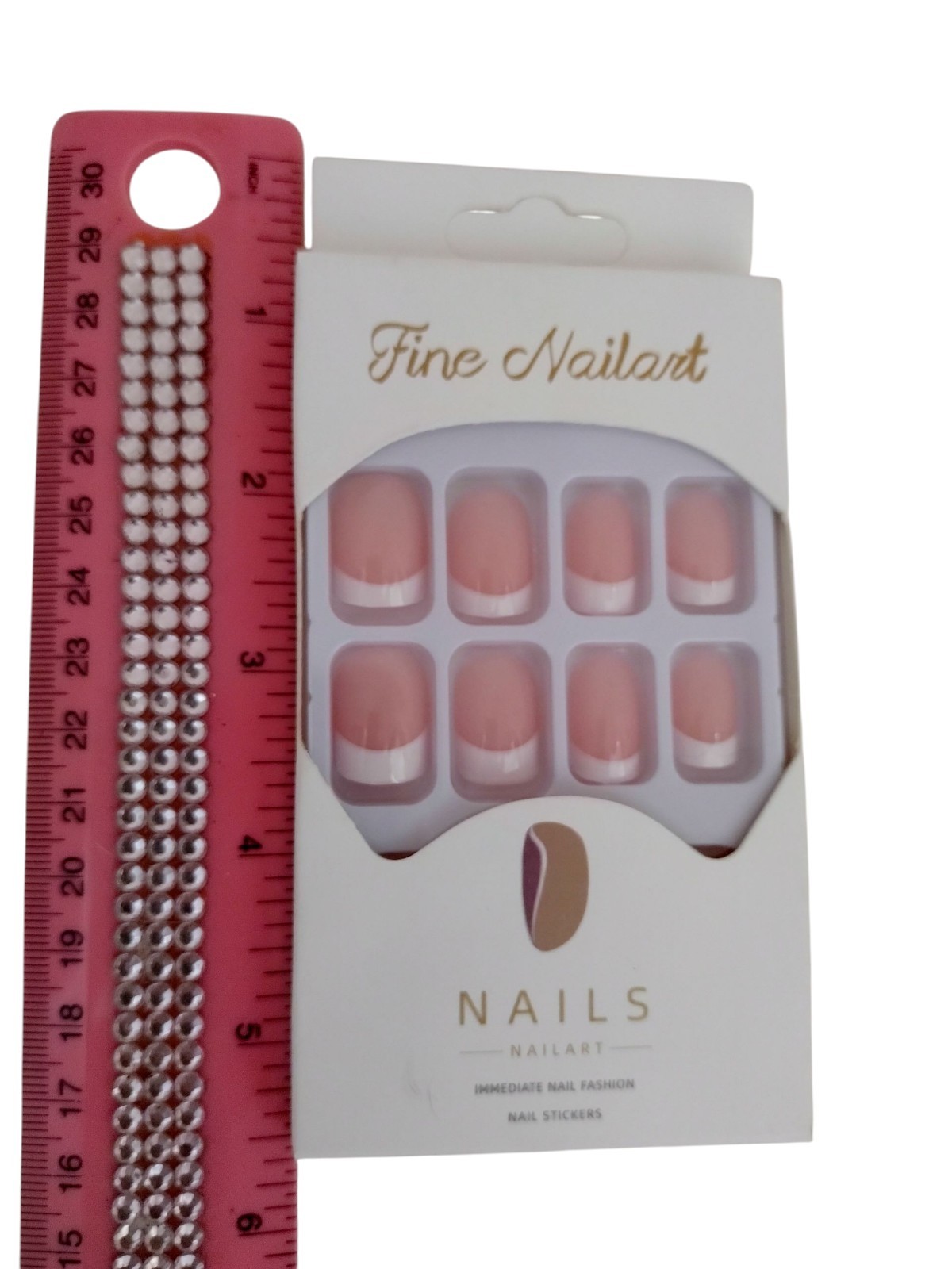 FINE NAILS ART Nailart Immediate Nail Fashion NAIL STICKERS French Tip Manicure