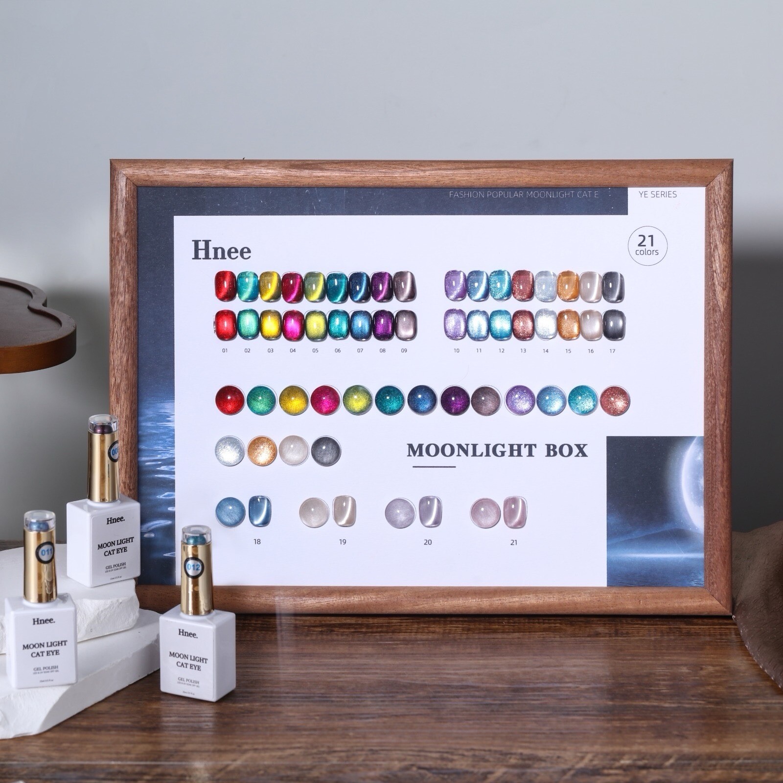 Hnee Cateye Polish 21 Colors.