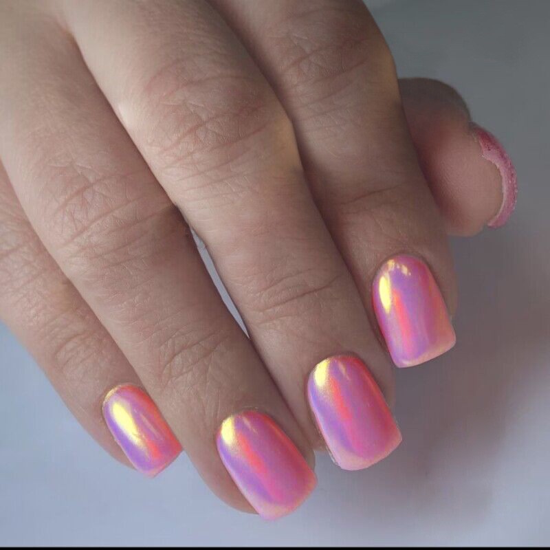 96pcs/4Pack Press On Nails Shimmer False Nails Full Cover For Daily Party Wear