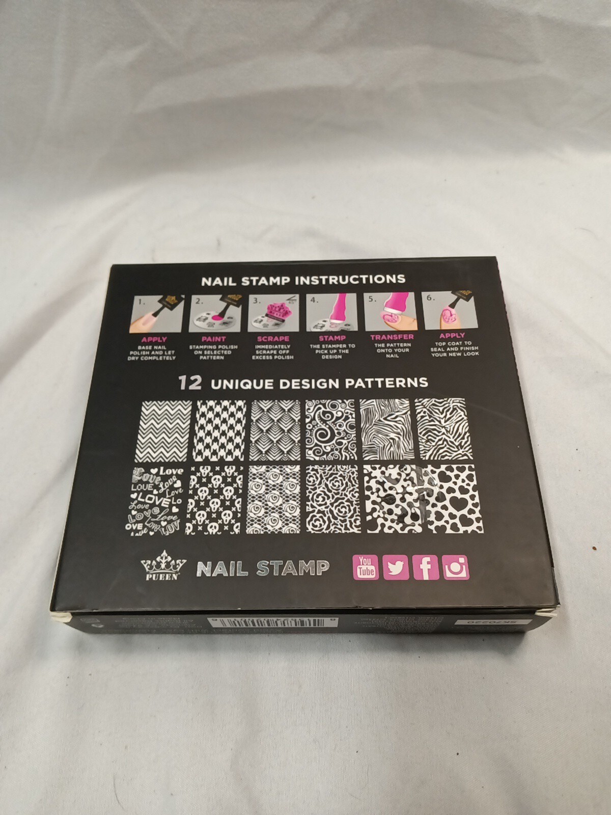 PUEEN Nail Art Stamping Starter Kit – Unique DIY Nailart Stamping Polish