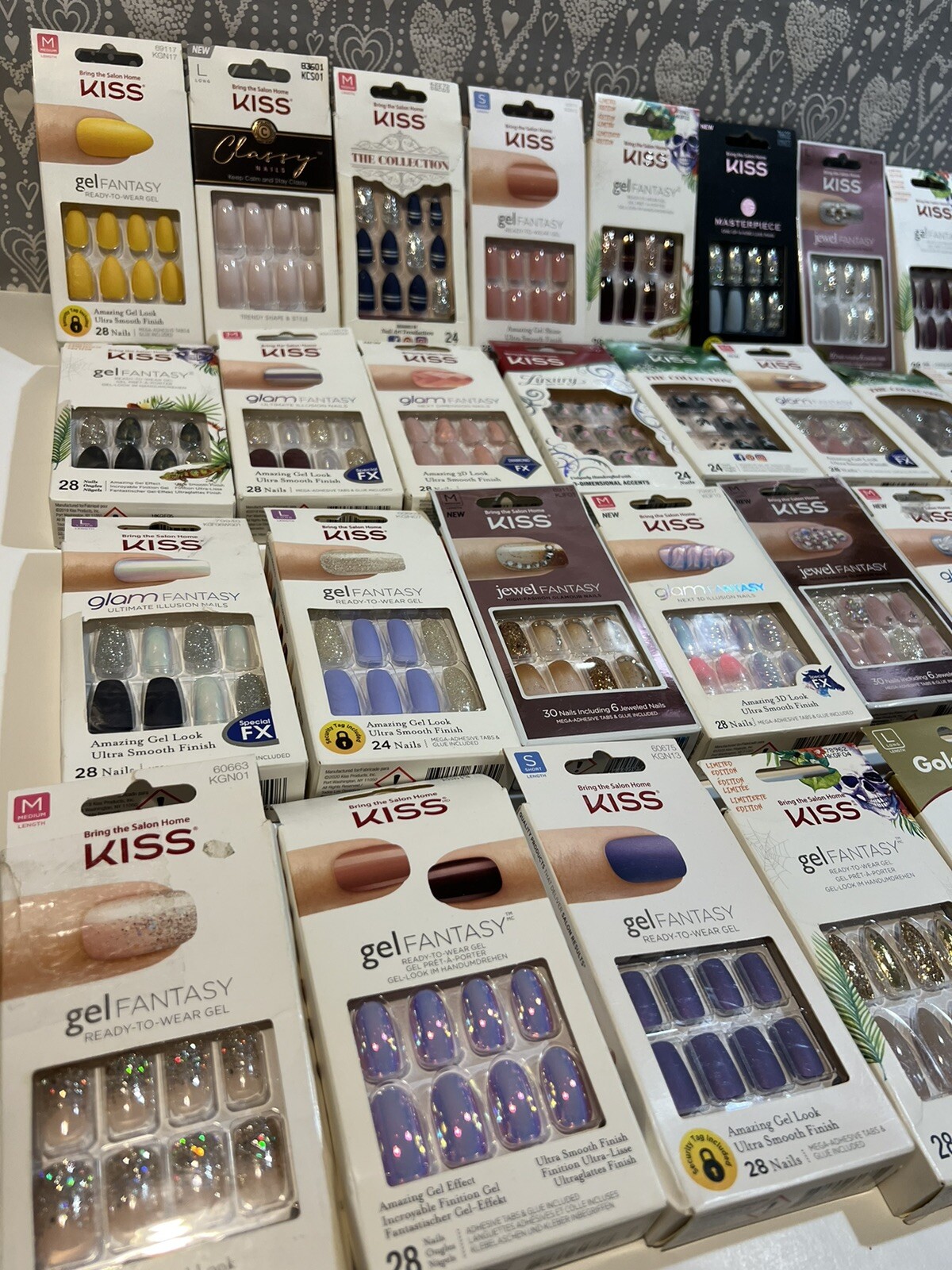 Kiss nails,Glam Fantasy,Luxury,colección,gel, Classy,You Choos, GET DISCOUNTS!