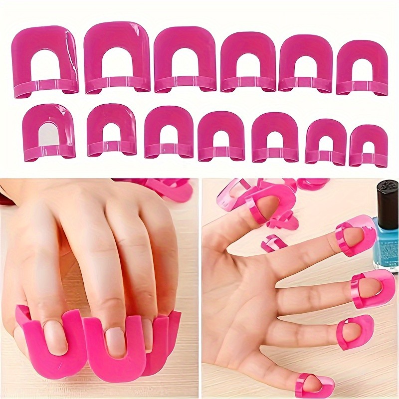 Well-Crafted Reliable Easy to Use 26 Pieces Reusable Nail Art Anti-Fouling Molds