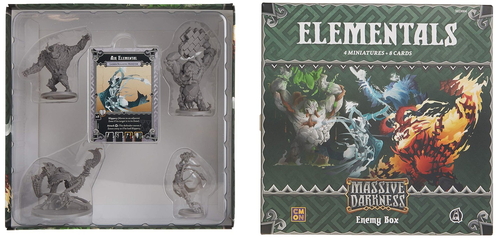 CMON Massive Darkness: Elementals, Multi-Color Small to Medium, Multi-color
