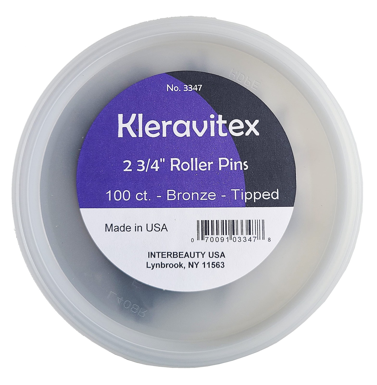 Kleravitex BRONZE Jumbo Bobby Hair Pins 2.75″ 1 Count (Pack of 100), Bronze