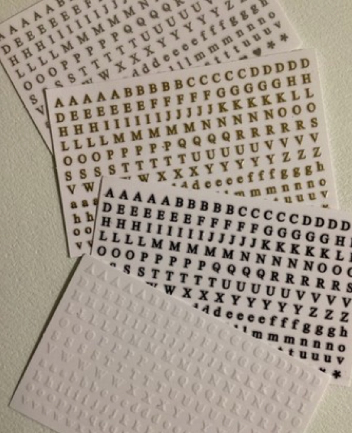 3D Nail Art Stickers – 5 random Sheets