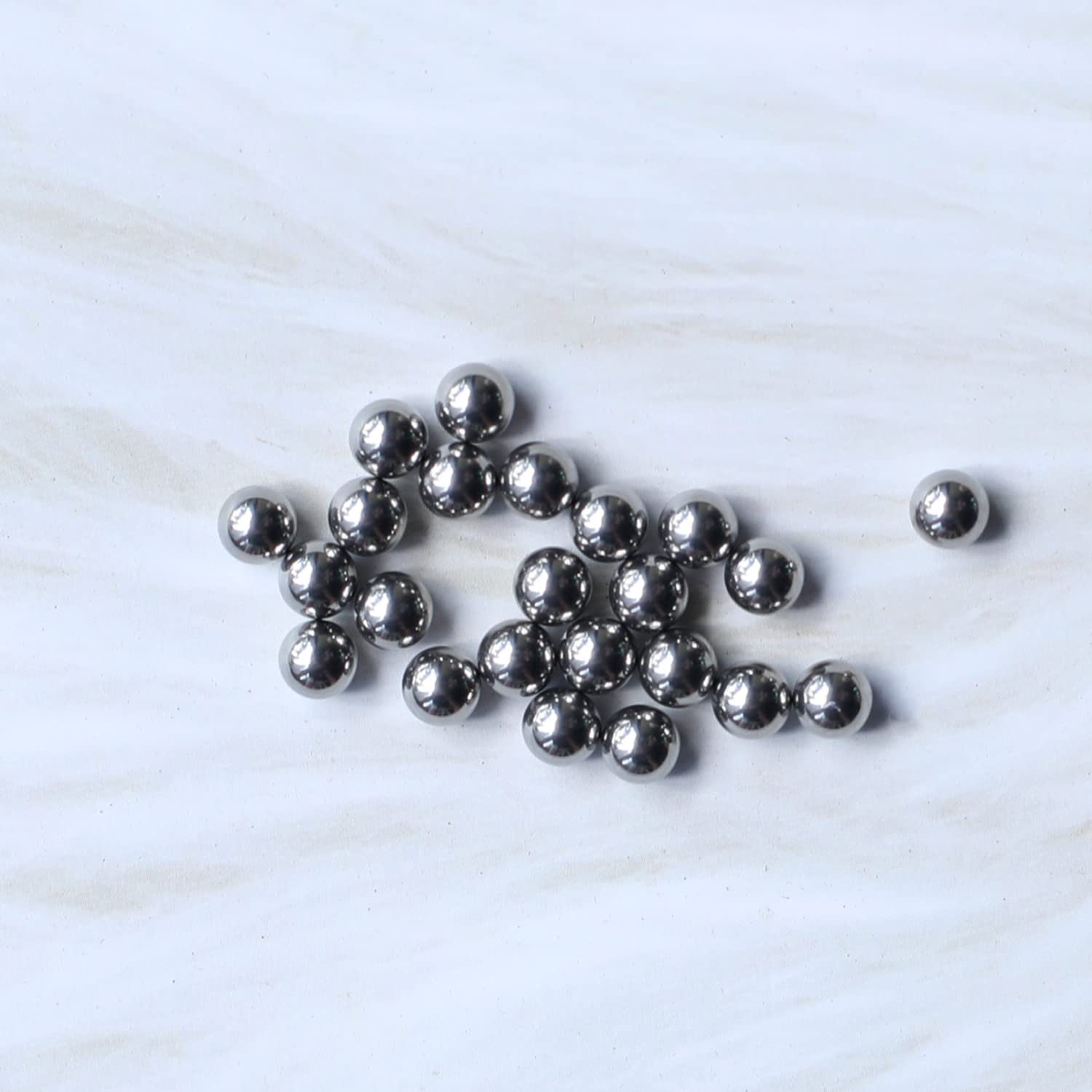 200PCS Paint Mixing Balls, Nail Polish Mixing Balls, 316 Stainless Steel Bearing