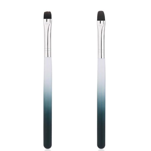 2pcs Nail Clean up Brushes, French Tip Detail Remover Manicure Brush style 7