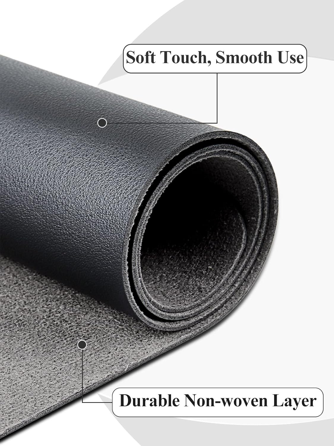 (MAT ONLY) Black Nail Art Table Mat, Foldable Nail Art Hand Rest Pad for Nail Ar