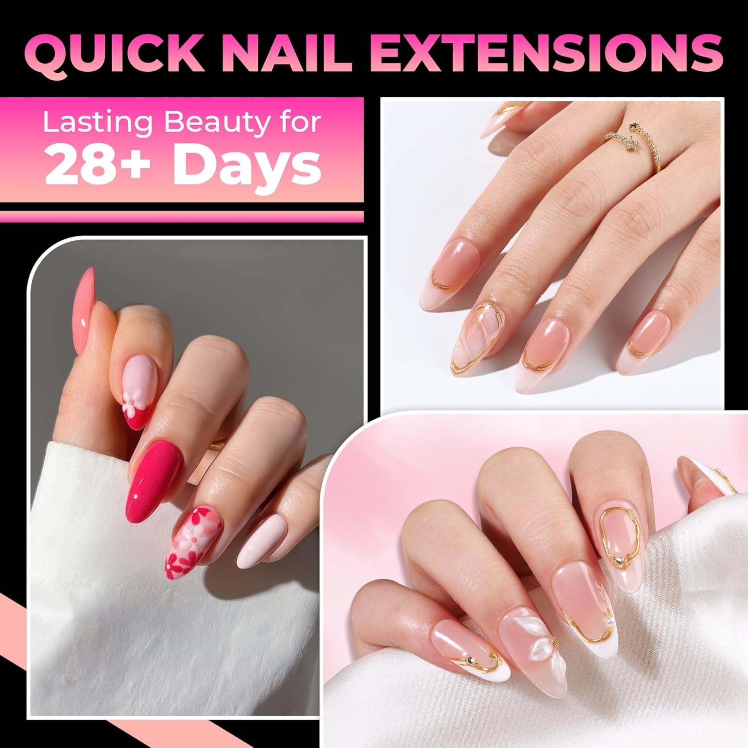 UNA GELLA Almond Nail Tips