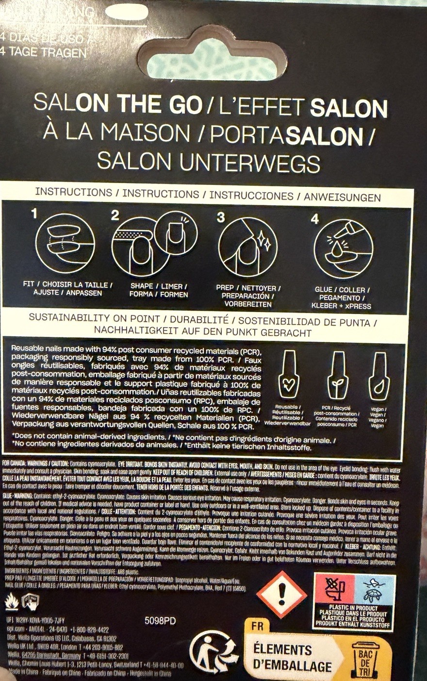 OPI – XPRESS/ON Instant Gel Like Salon Manicure, Long, Trailglazer