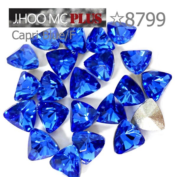 J.HOO Crystal 8799 Trillion V-Cut Fancy Rhinestones 6.1x6mm Nail Art (10pcs)