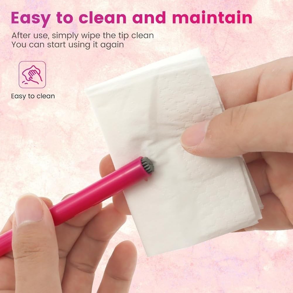 10PCS Nail Art Stamp Pen Set – DIY Nail Art Tools with 6 Patterns 💅✨