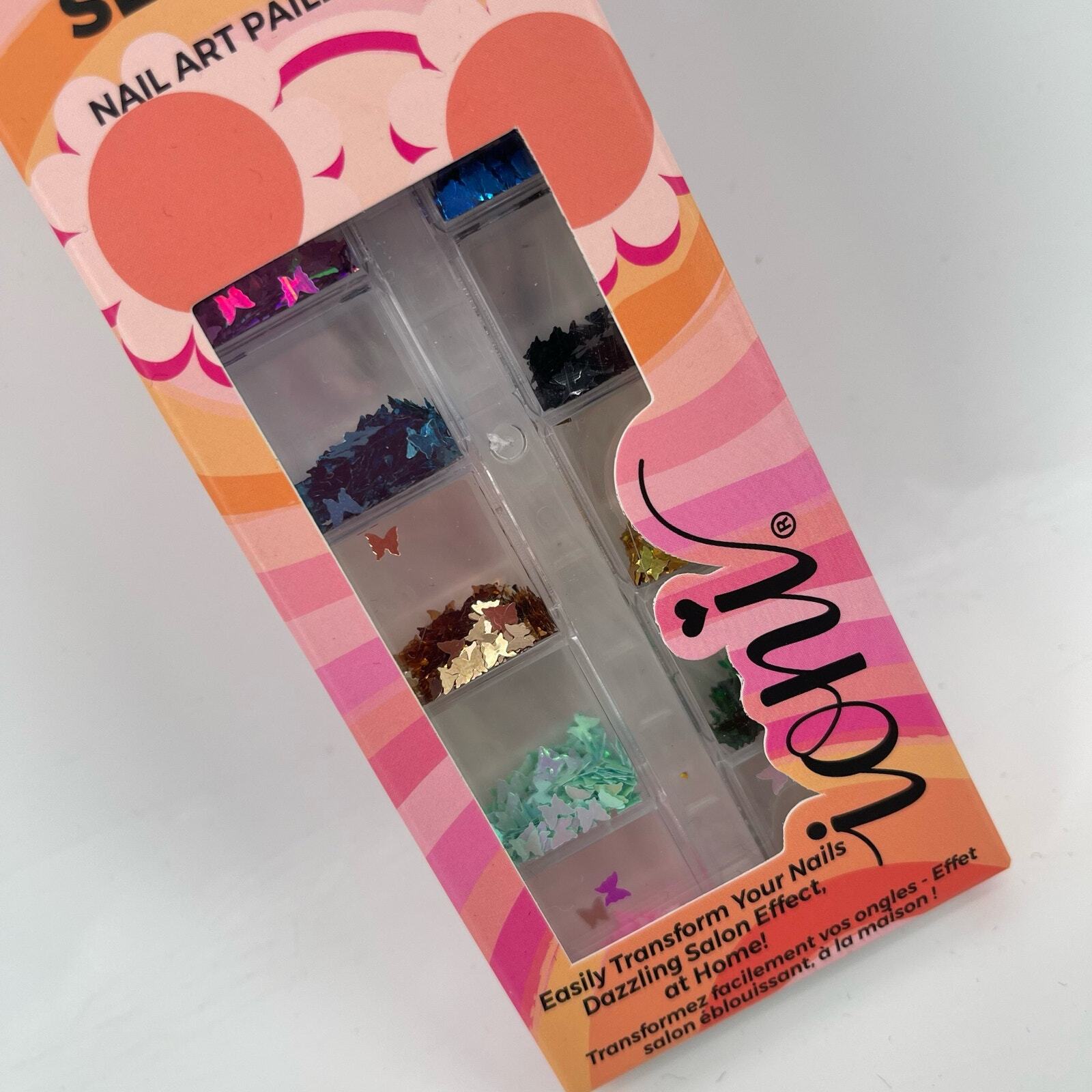 Ioni Multicolor Butterfly Attraction Nail Art Sequins