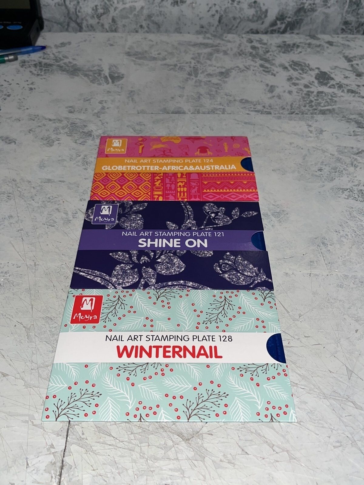 Set of 3 Nail Stamp Art Plates New!!!