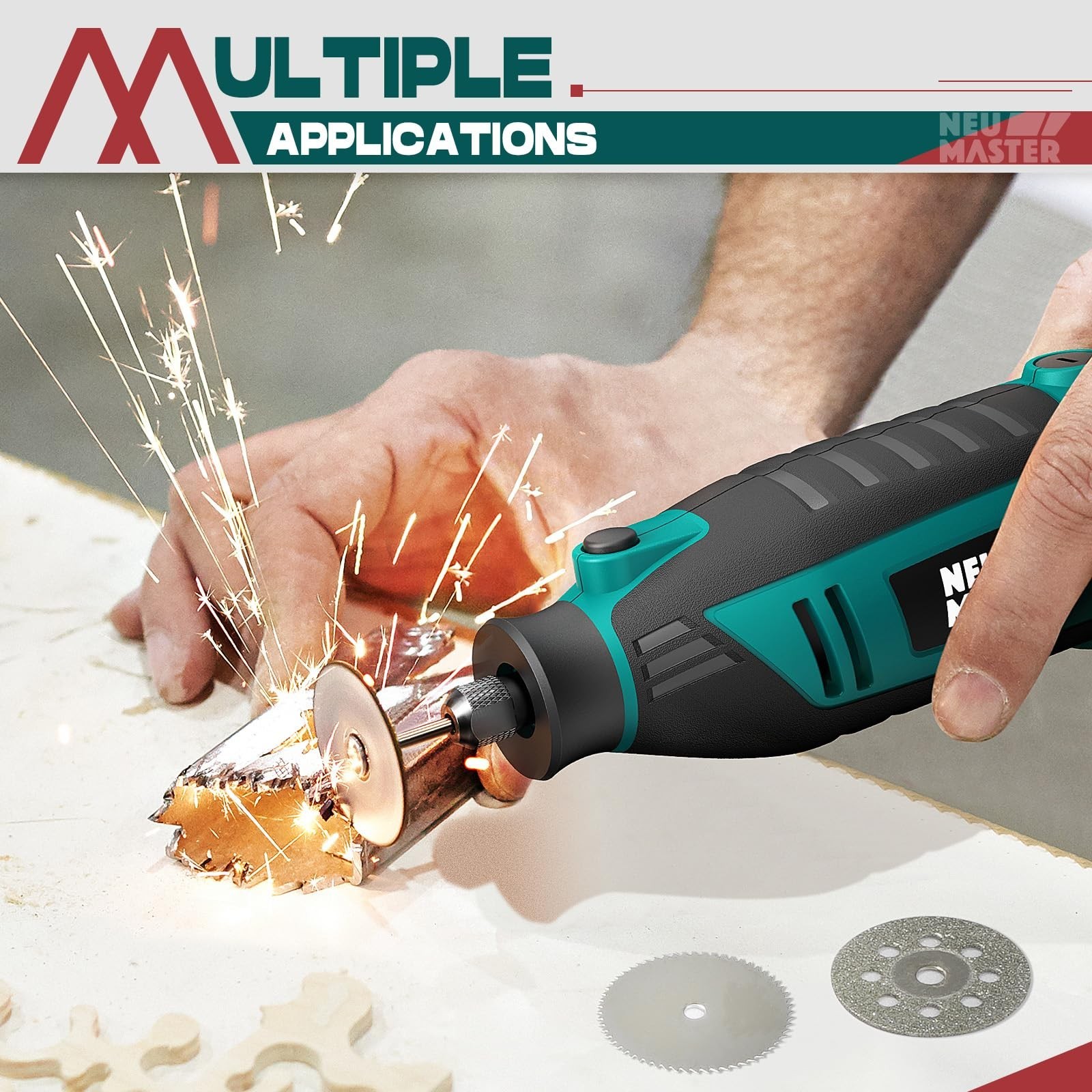 NEU MASTER 180W Rotary Tool Kit, Corded Power Rotary Tools with 160 Accessori…