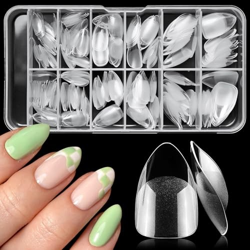 Short Stiletto Gel Nail Tips, 240pcs Acrylic Nail Short Stiletto Nail Tips