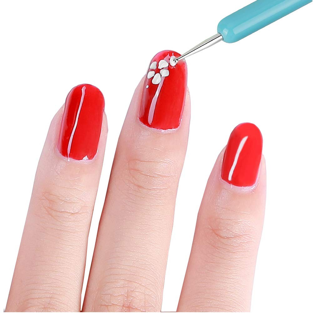10Pcs Art Dotting Tools for Nail Art, Ball Tip Clay Tools Sculpting Pattern T…