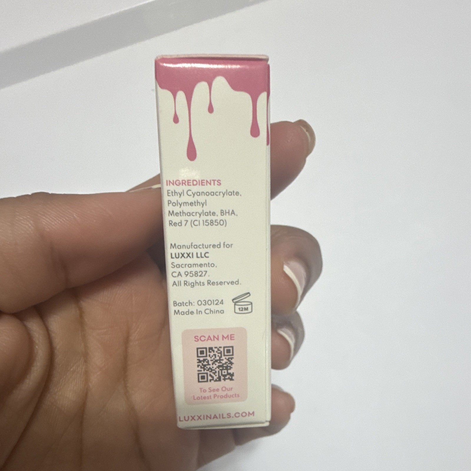 LUXXI Brush-On Nail Glue Ultra Strong 7g Press On Nail Adhesive New Sealed