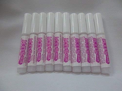 Nail Glue 10 Pack 0.07 oz Acrylic Nail Tips Adhesive Super Bond Clear Liquid
