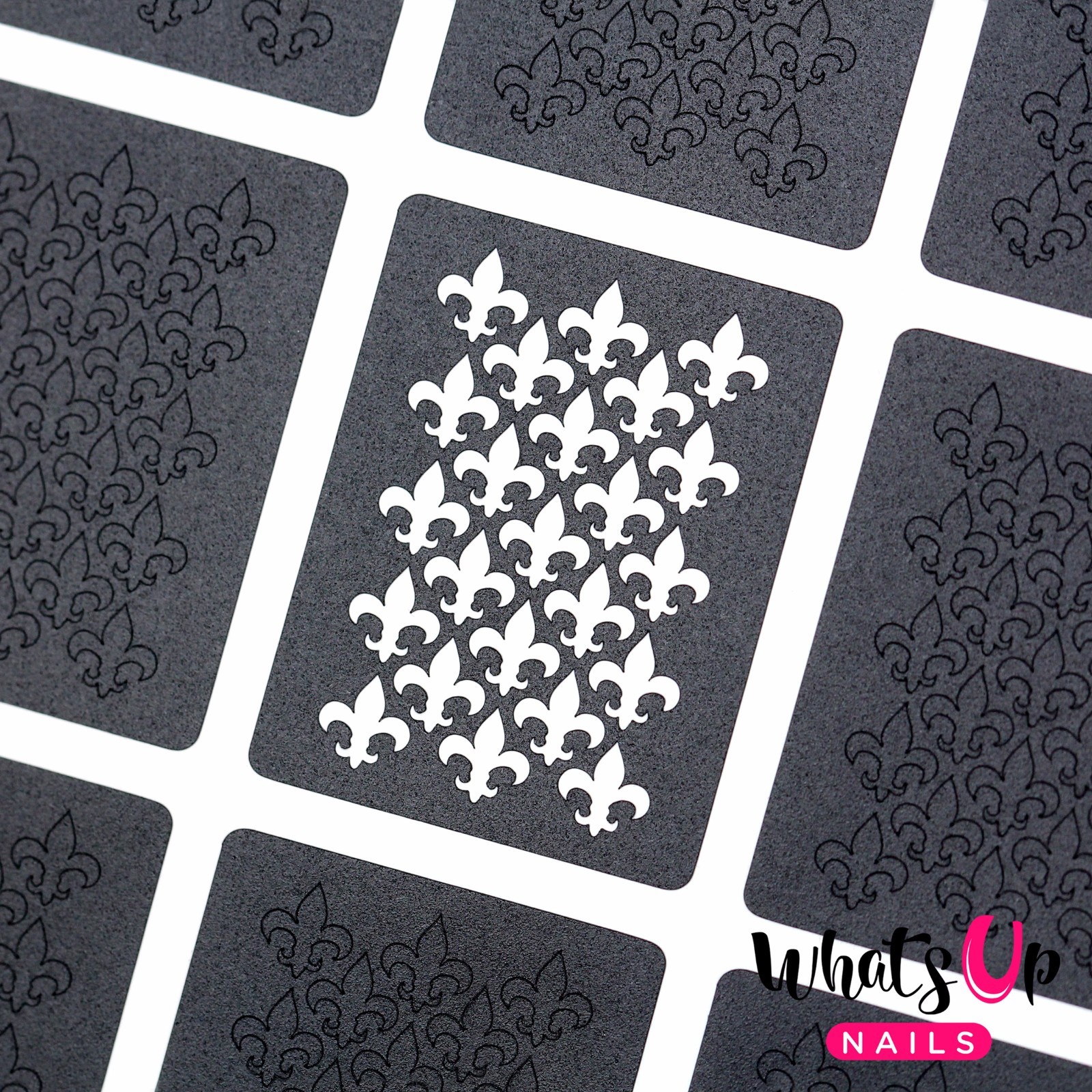 Fleur De Lis Stencils for Nails, Nail Stickers, Nail Art, Nail Vinyls