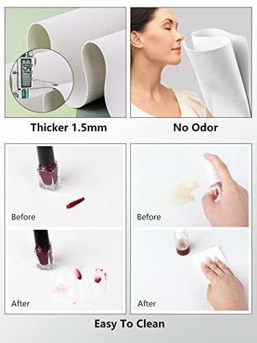 Nail Art Table Mat 23.6×15.8in Arm Rest Pad Acrylic Nails Waterproof Nonslip