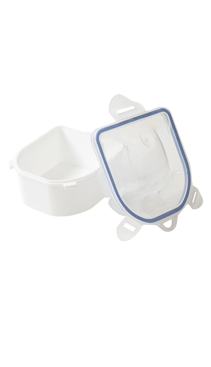 2 Pcs Nail Soaking Bowl for Manicure and Acrylic Gel Polish Remover, Blue