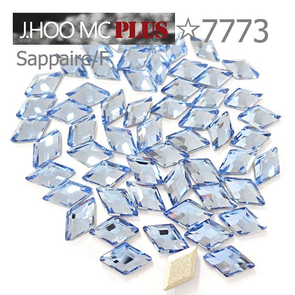 J.HOO Crystal 7773 Diamond Shape Flat Back Rhinestones 9.9×5.9mm Nail Art (8pc)