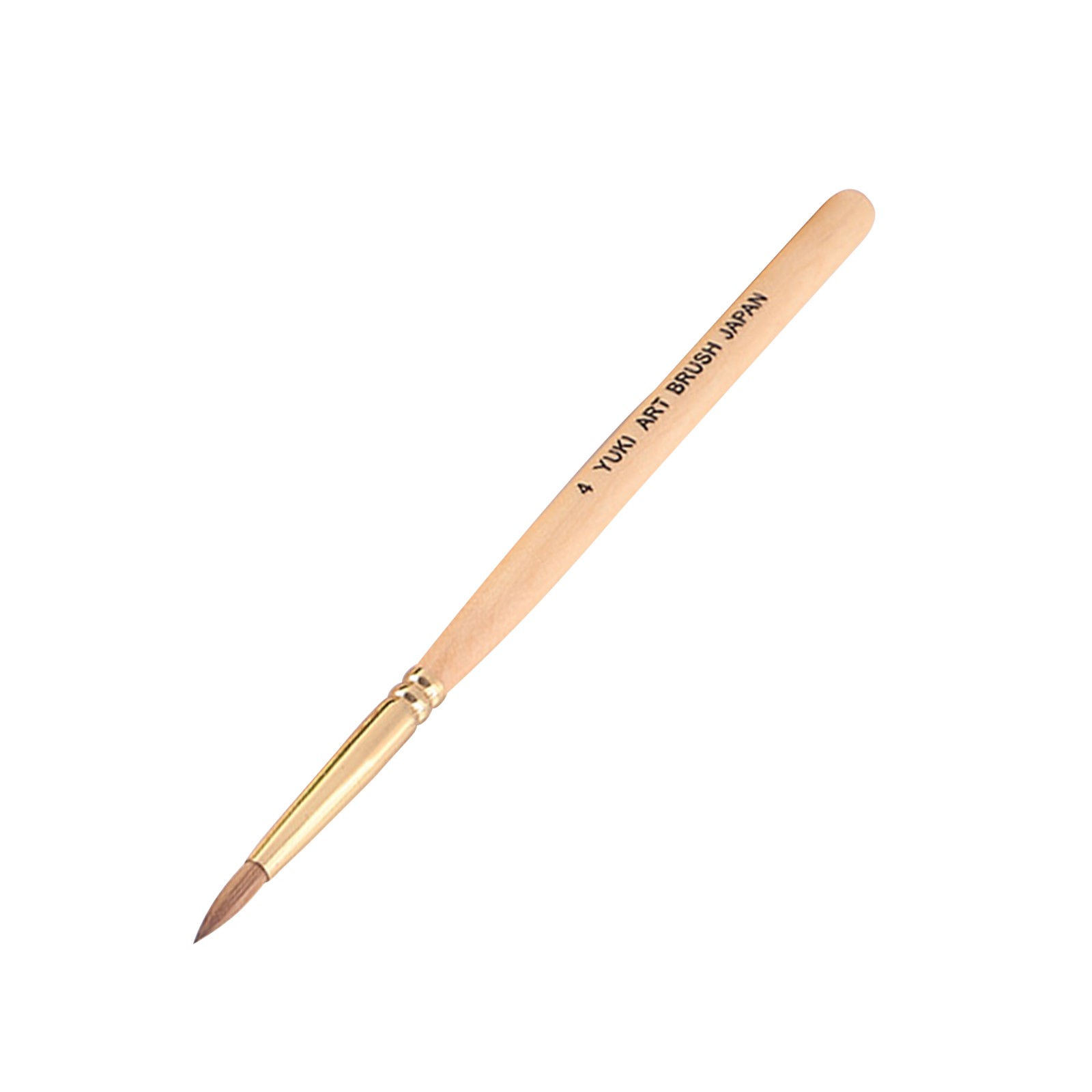 Art Painting Drawing Wooden Handle Round Kolinsky Nail Sable Hair Brush Tool F