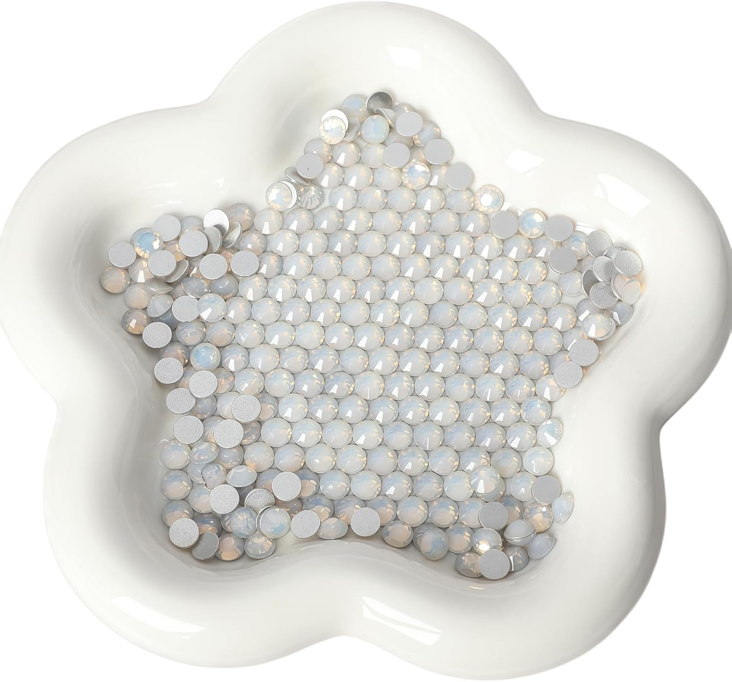 Flatback Glass Crystal Rhinestones Rounds Gems for Bedazzling Nails Art Crafts D