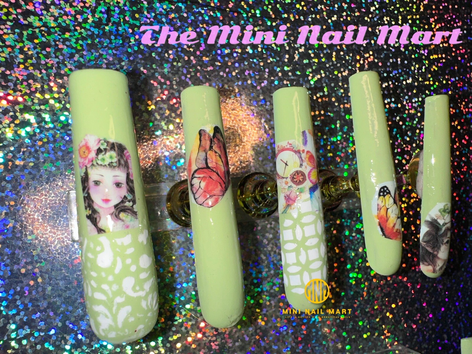 Handmade Custom Press on Nails 3XL Squared