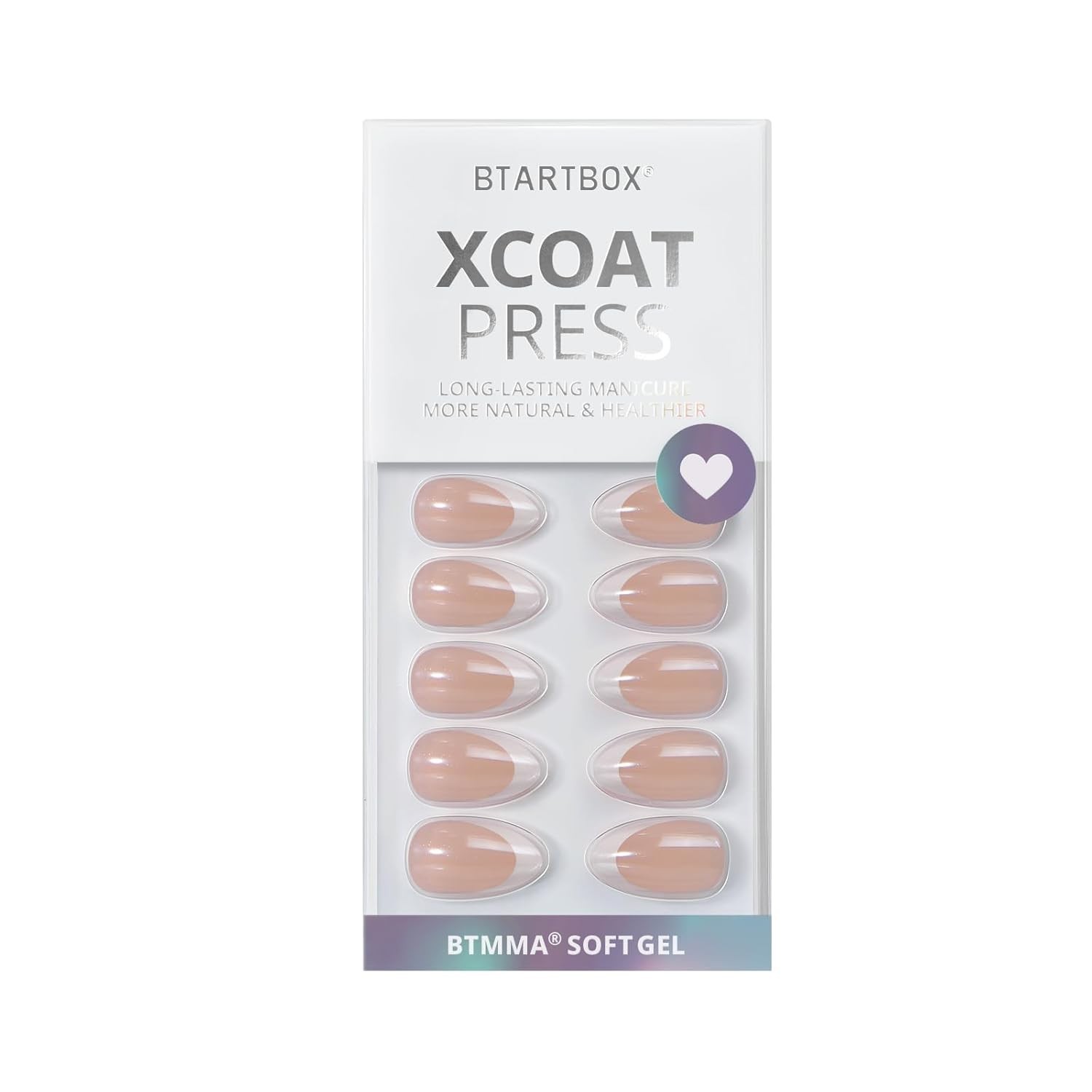Soft Gel French Tip Nails in 15 Sizes Perfect for Everyday Use and Activities