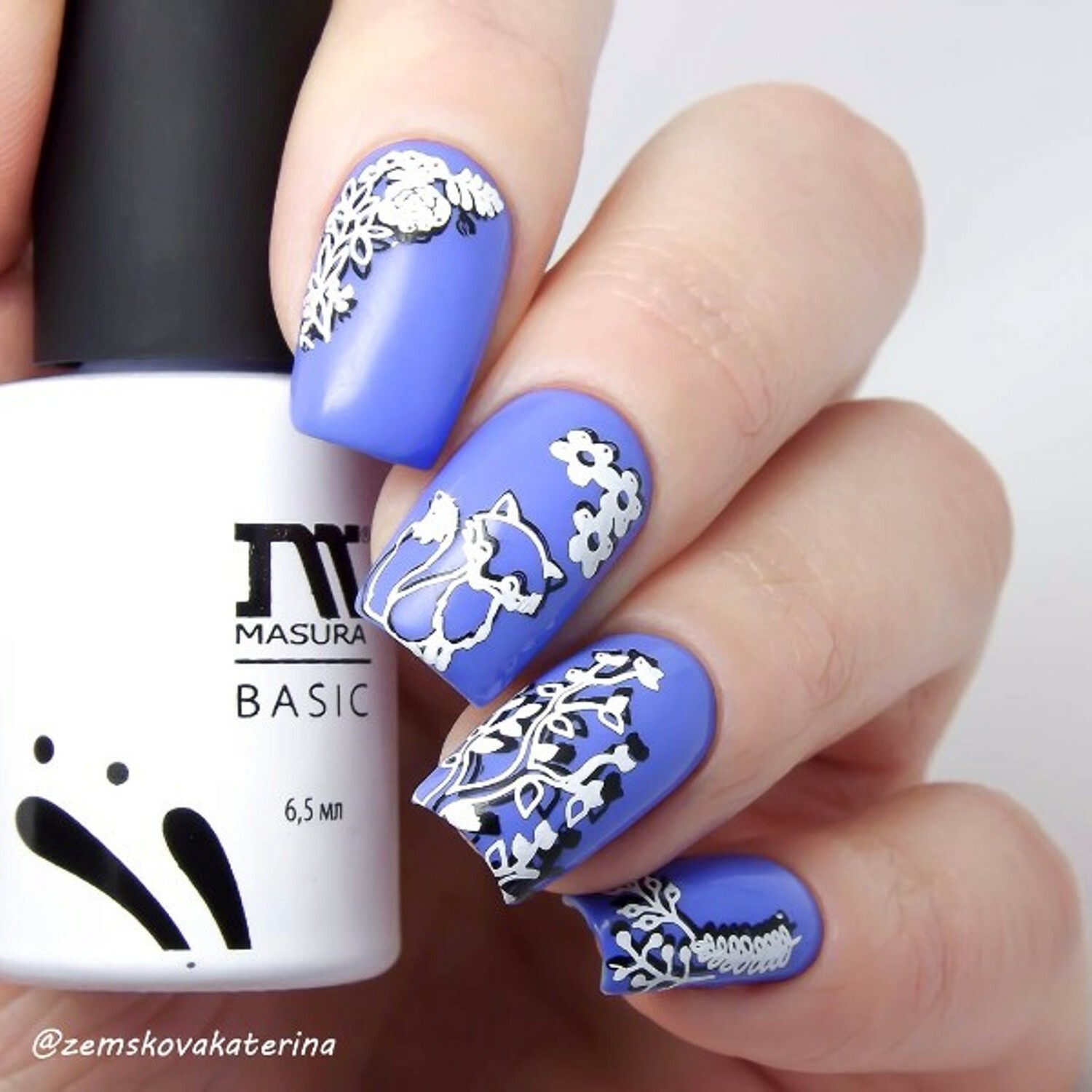 Forest Animal Pattern Nail Art Stamping Manicure Template Stencil Plate L018