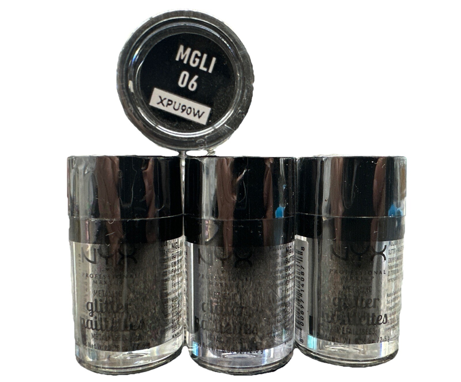 NYX PROFESSIONAL MAKEUP Metallic Glitter Style Star(4 Pack) MGLI06