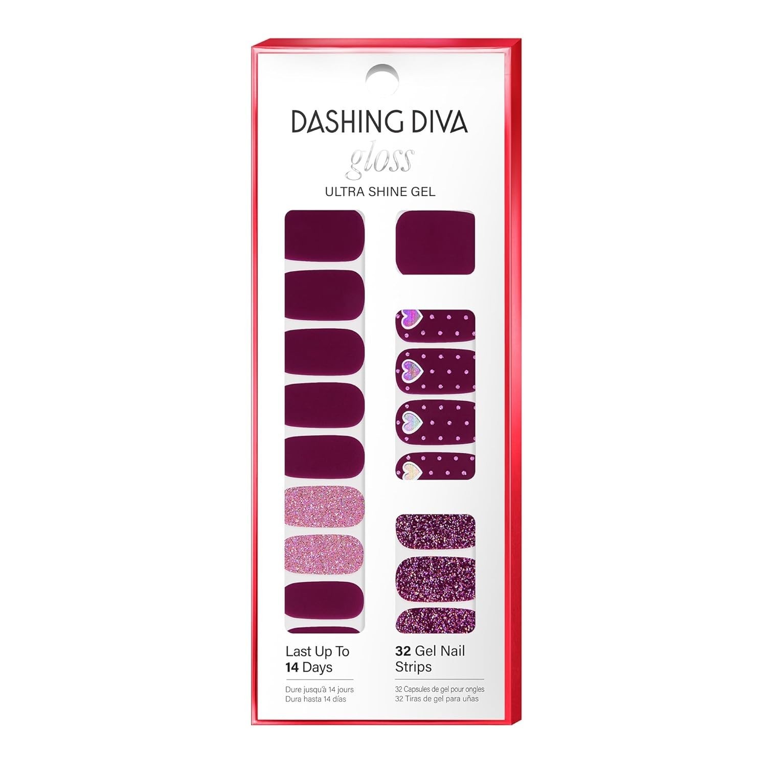 Dashing Diva Gloss Ultra Shine Gel Nail Strips – Innocent Flirting