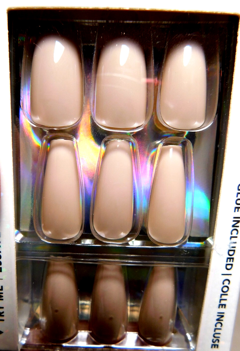 CBI Distributing Corp.~Icing 24 Faux Nails Vegan OF.AN Beige/ Tan Nail