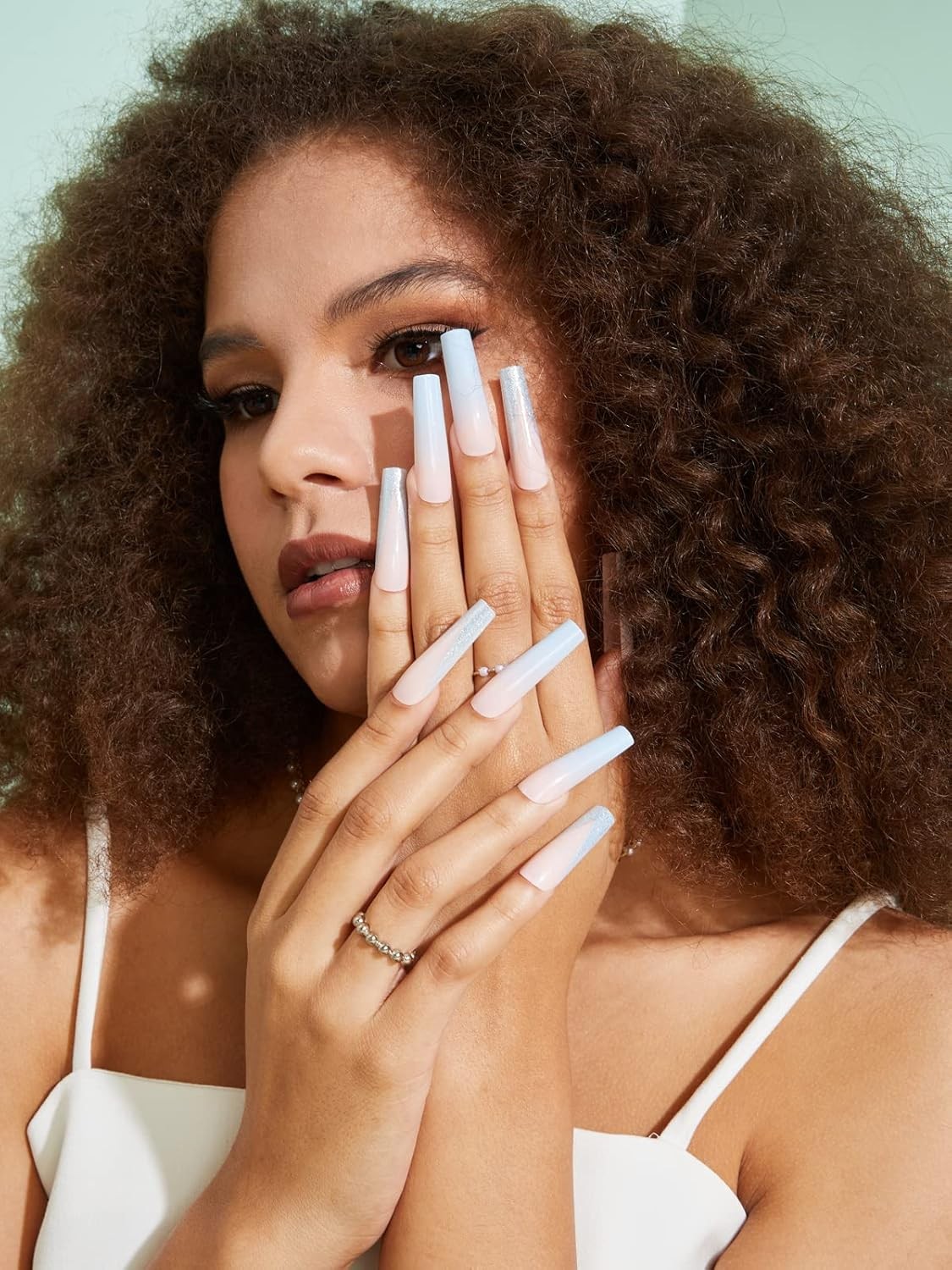 3XL Clear Nail Tips for Acrylic Nails Profal, XXXL Extra Long