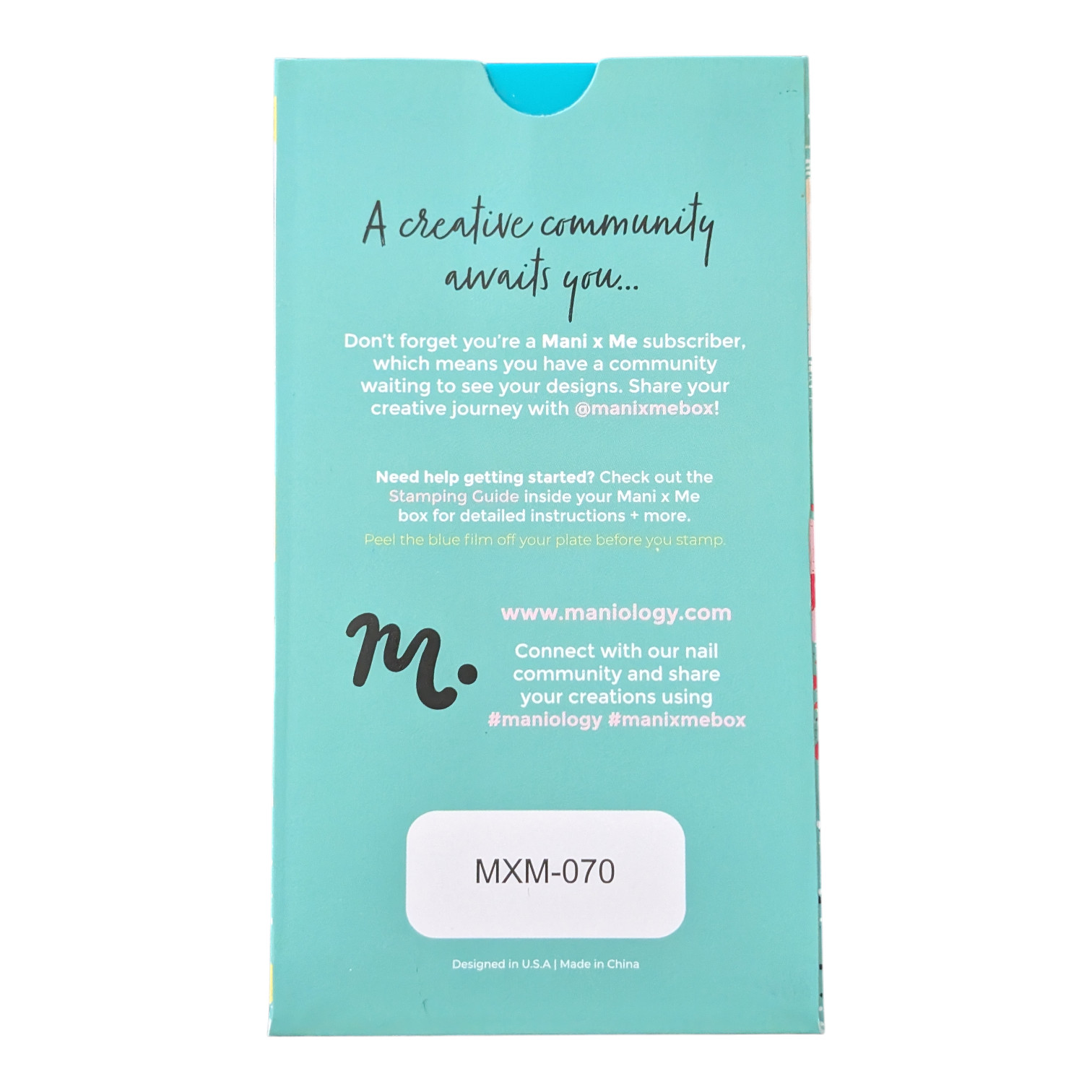 Maniology Mythical Creatures: Horns & Flames Exclusive Stamping Plate – MXM070