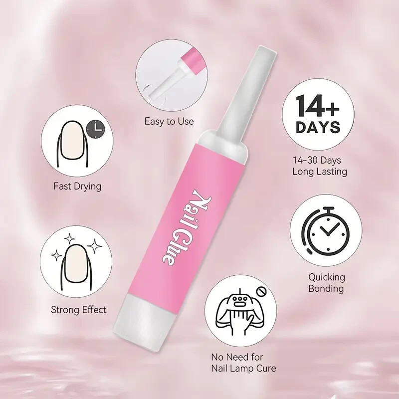 Lovely Nails – French Square Tip Press-On Nails 24-Piece Sets 🌺CLEARANCE SALE