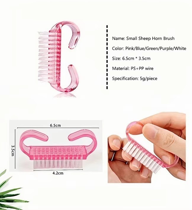 Nails Small Art Dust Manicure Soft Cleaning Bristles Finger Care Fine 2/5/10 pcs
