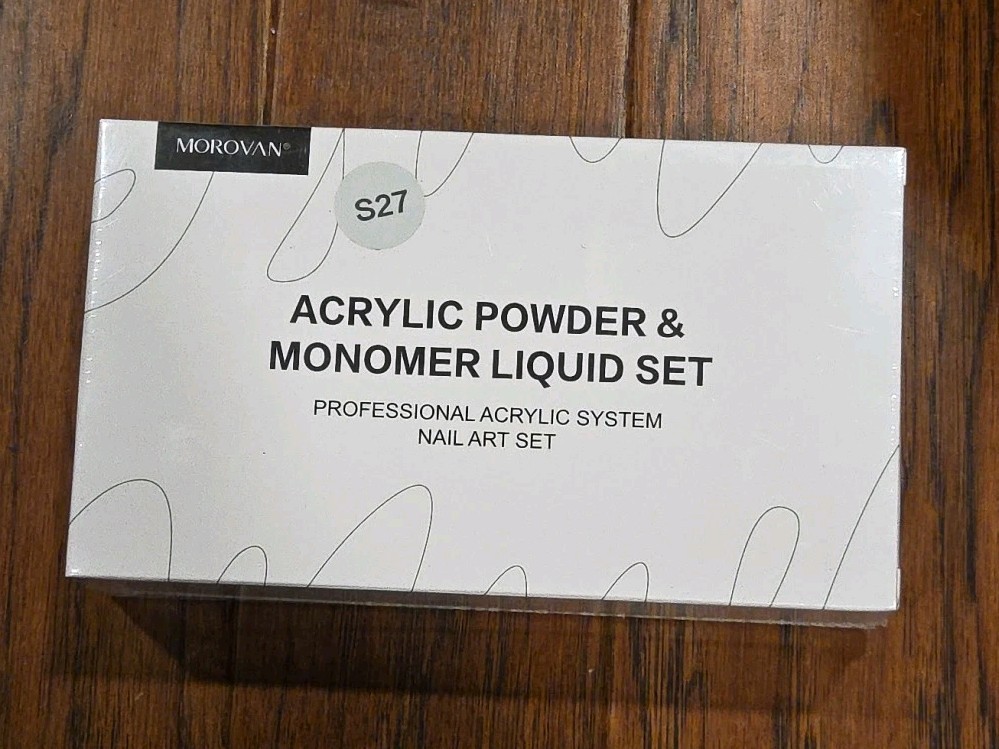 Morovan Professional Acrylic System Nail Art Set Powder & Monomer Liquid S27